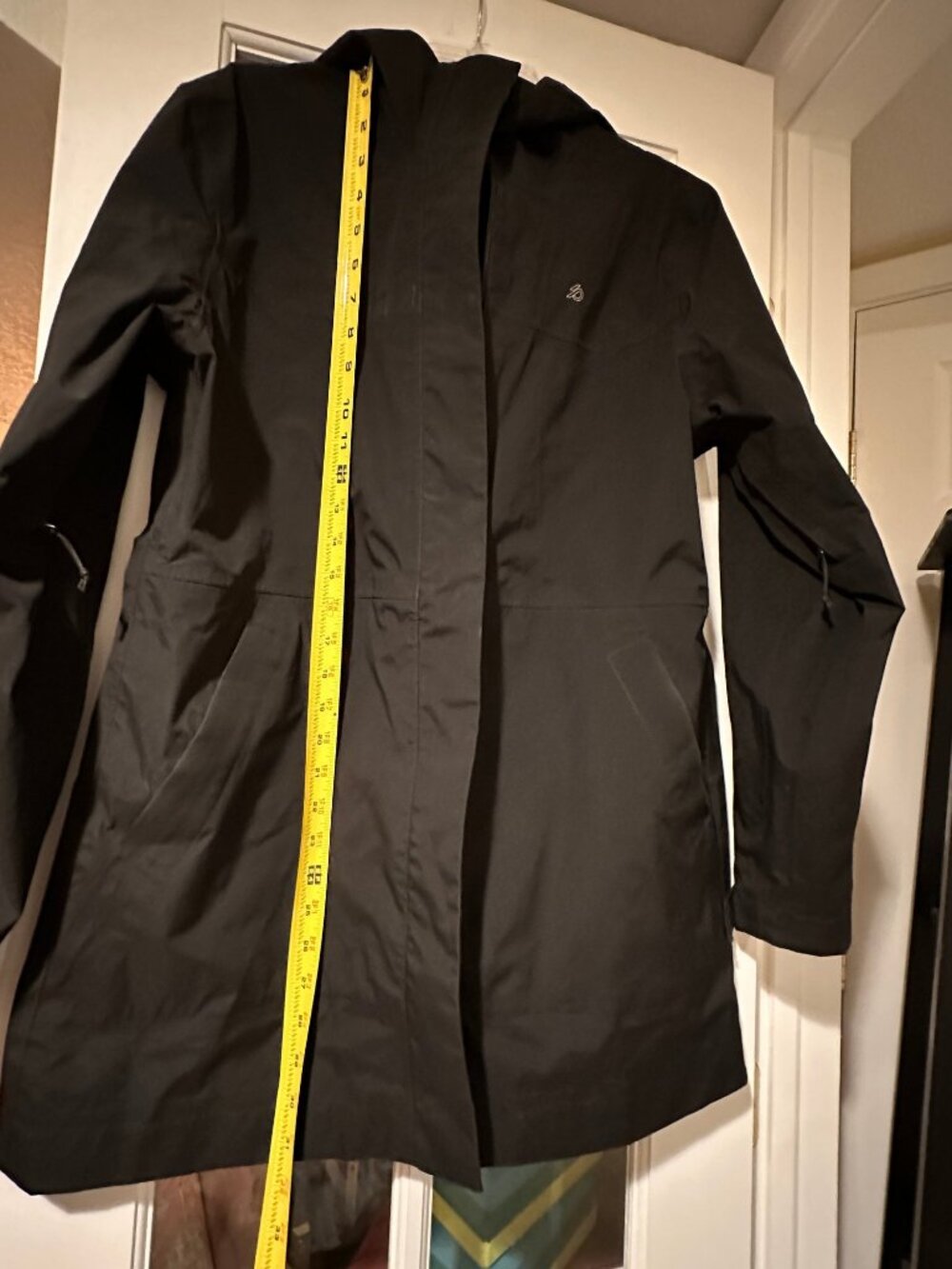 C&A waterproof windproof rain jacket with hood, sz 30 US/40 EU